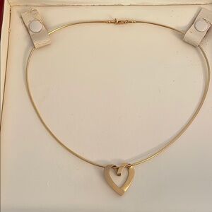 Elegant Gold Heart Necklace